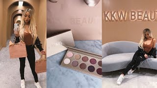 KKW Giveaway + KKW Beauty Pop-Up Store Experience | Vlogmas 9 | Arika