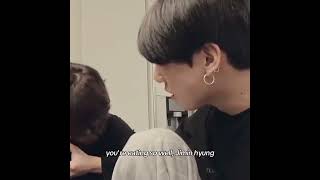 jungkook just stares at jimin and says "🥰 you're eating so well" 🥹 ITS SO SOFT #jikook #kook #bts