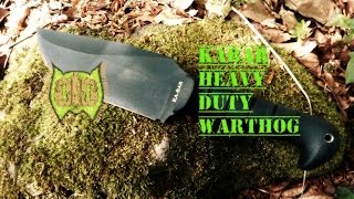 KABAR HEAVY DUTY WARTHOG TEST COMPLET (Fr)