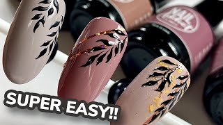 EASY LEAF NAILS ‼️Using Nail Addict Gels!