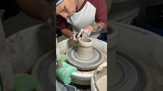 🏺 #ceramics #pottery #practice #clay #shortsfeed #potterylove #wheelthrowing