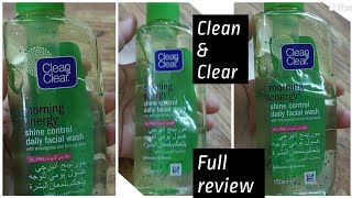 Clean and clear Face wash review