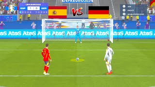 Spain vs Germany - EURO 2024 | Penaltyshootout | FC24 Gameplay