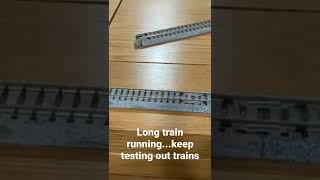 long Train Running...we love testing out trains for our new N Guage Model Railway build!