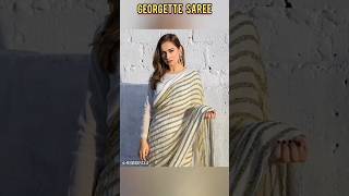 Georgette saree collection🍁 online saree🍁 #shorts #shortsfeed