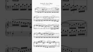 W. A. Mozart - Sonata No. 16 (K. 545, 2nd Movement) #shorts