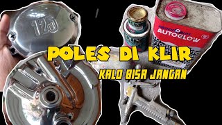 bagaimana hasilnya polesan jika di klir