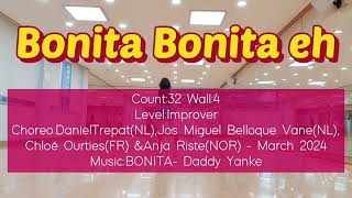 초중급Bonita Bonita eh  Count:32 Wall:4  Level:Improver