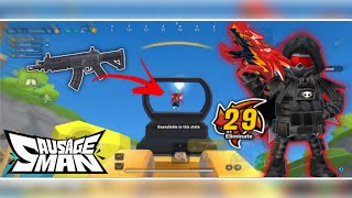 NEW!!❗ SEASON LONE RAVEN SET 🔥 29 KILLS SS16 GAMEPLAY | SAUSAGE MAN