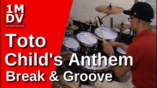 1MDV - The 1-Minute Drum Video #138 : Toto / Child's Anthem Break & Groove