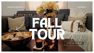 Recorrido de mi sala en otoño/Tour living room in the fall