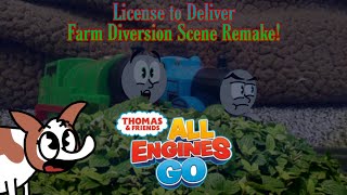 Thomas and Friends All Engines Go! | License to Deliver Farm Diversion Scene Remake! | (Trackmaster)