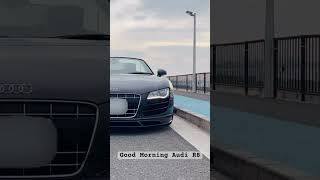 Good Morning Audi R8 | Wake Up V10 Loud Sound #Audi #R8 #v10 #lamborghini #supercars