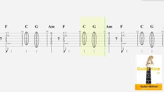 No woman no cry - Bob Marley - Guitar tuto