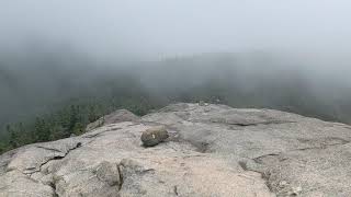 Clouds ruining the view on Cascade Mountain (pt 2)