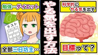 やる気を出す衝撃の方法とは