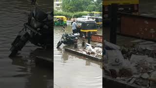 Surat City Rain View #trendingshorts #travel #iamsuratcity