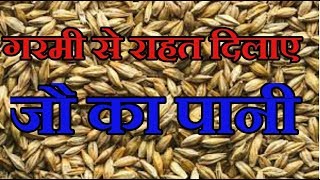 BENEFIT OF BARLEY | GARMI SE RAHAT DILAA JO WATER | GOOD FOR HEALTH IN SUMMER