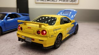 MINIATURA SKYLINE GTR R34 1/32 NOVOR$ 159,00#skyline #skyliner34 #skyliner34gtr #skyliner33 #nissans