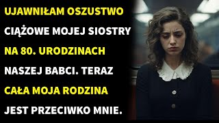 Ujawniłam Oszustwo Ciążowe Mojej Siostry Na 80. Urodzinach Naszej Babci. Teraz Cała Moja Rodzina....