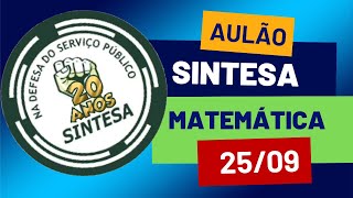 Aulão SINTESA - MATEMÁTICA