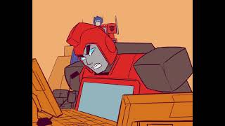 Ironhide's tired of Prime's shit (transformers g1 shitpost)