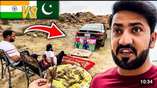 India vs Pakistan match in mountain & Ate mandi 😂 match +picnic + mutton mandi #viralvideo #youtube