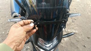 How to install after market windshield in Yamaha FZ_S V3