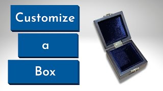 Customize a Box