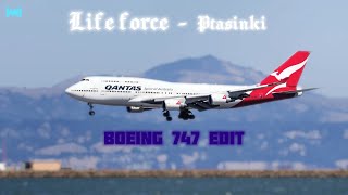 Boeing 747 life force edit [4K] (Life force - Ptasinki) || DaDuper Aviation