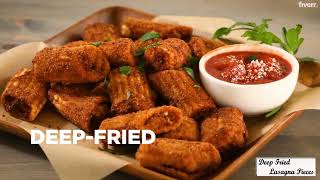 Deep Fried Lasagna Pieces