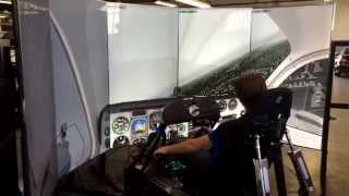 5 Screen Flight Simulator Test