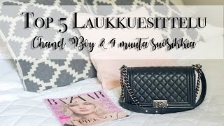 Top 5 Laukkuesittelu ┃ Chanel Boy & 4 muuta suosikkia