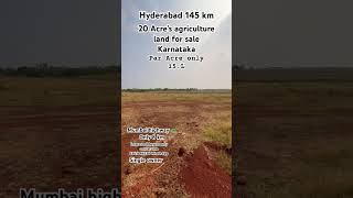 20 Acre’s agriculture land for sale Karnataka #mannaekhelli #nirna #humnabad #nh65 #karnataka