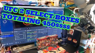 450$$$ UFC SELECY HOBBY BOX REVIEW * JUST RELEASED (2 BOXES TO ENSURE VICTORY!!!)