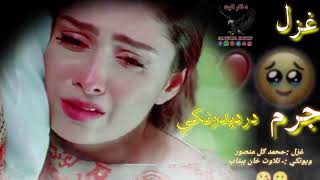 جرم مي،څه وو چي داسي وکړل|Muhammad gul Mansoor pashto poetr||Pashto shairi||New ghazal#tiktok #love