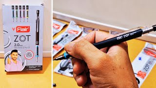 Unboxing and Review for Flair ZOT Mechanical Pencil 2.0 for student