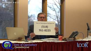 Queensbury Town Board Meeting 4-6-20