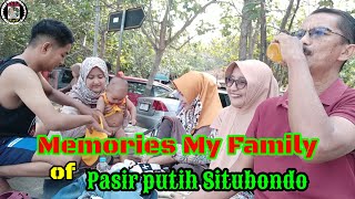 Bersama keluarga liburan  wisata Pasir putih situbondo.. ||