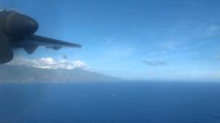 Air Tahiti Papeete to Moorea Entire Flight (ATR72)