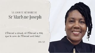 La célébration de la vie de Marlyne Joseph