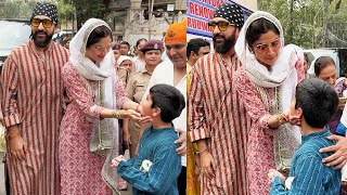 Shilpa Shetty Sweet Gesture Towards Little Boy At Gurudwara With Raj Kundra