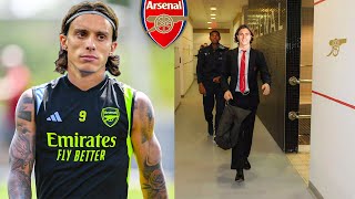 Riccardo Calafiori Arrival To Emirates Stadium - Calafiori Join Arsenal - Arteta Welcome The Player