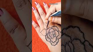 Easy😍 Floral Mehndi Design#shorts #mehndi #mehndidesign #newmehndi #viral #heena #stylishmehndi