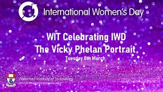 The Vicky Phelan Triptych Portrait at WIT -  Celebrating International Women's Day