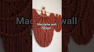 easy macrame wall henger #viral #shots #macrameart