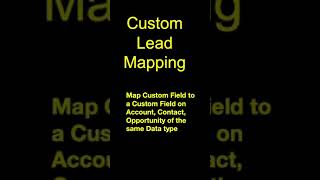 How to Map Custom Lead Fields