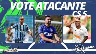 CARTOLA FC 2019 - QUAL ATACANTE DEVO ESCOLHER NA VOTAÇÃO POR 5 CARTOLETAS?