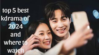 TOP 5 BEST KDRAMA OF 2024 AND WHERE TO WATCH THEM IN FREE #trending #kpop #idols #fypシ #bts  #kdrama