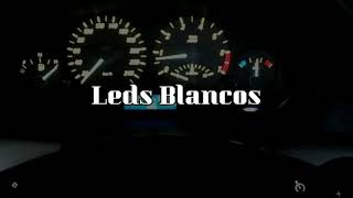 LEDS BMW; Blue vs White   Azul vs Blanco   Cluster   Marcador